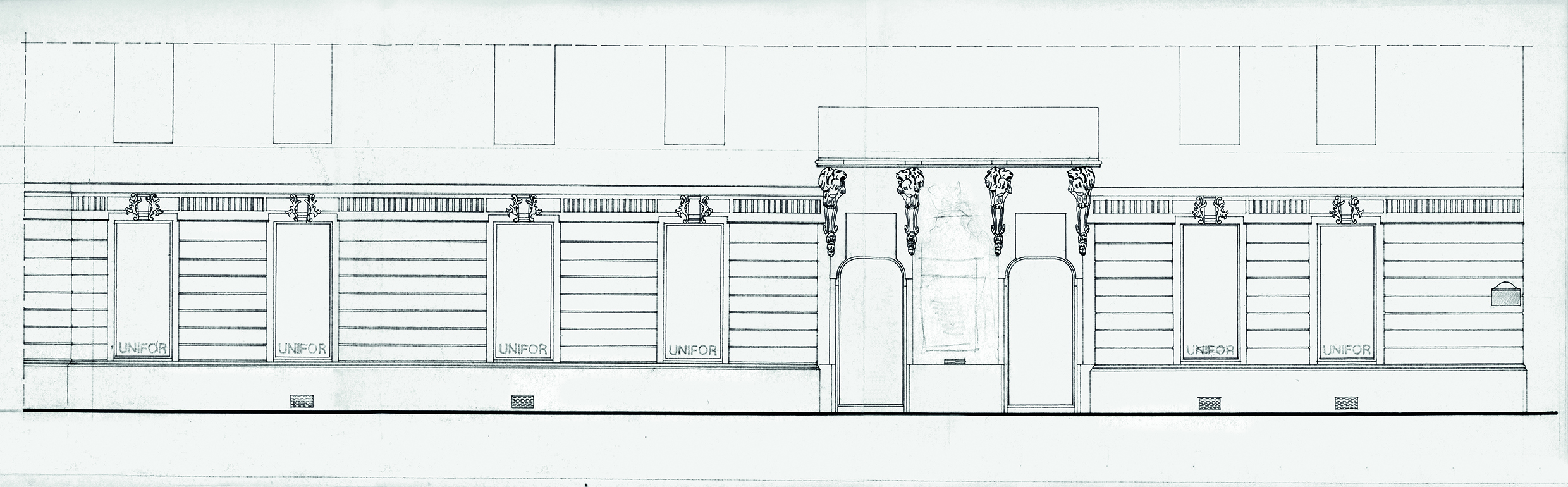 Paris Architecture Sketch 